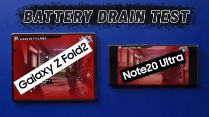تست تخلیه باتری galaxy z fold 2 و note 20 ultra در یک نگاه