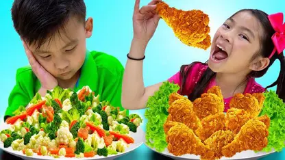 سرگرمی های کودکانه این داستان "طبخ غذای سالم"