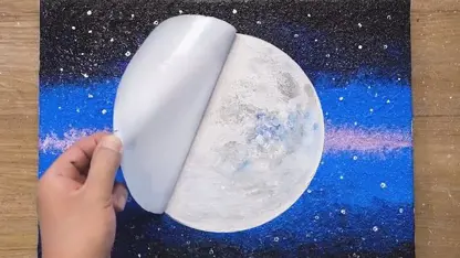 آموزش نقاشی با تکنیک های آسان برای مبتدیان - ماه کامل