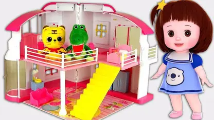 عروسک بازی کودکانه این داستان "کیف زیبایی و خانه"