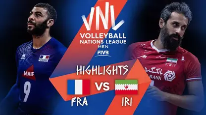 خلاصه بازی ایران 0-3 فرانسه در لیگ ملت های والیبال 2021