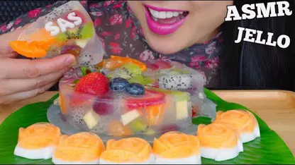 فود اسمر - کیک میوه ای و ژله ای تایلندی با ساس اسمر