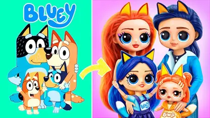 کاردستی برای عروسک - bluey در حال رشد برای سرگرمی