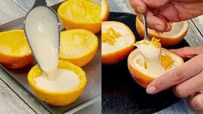 طرز تهیه دسر پرتقال یخ زده یک عصرانه تابستانی
