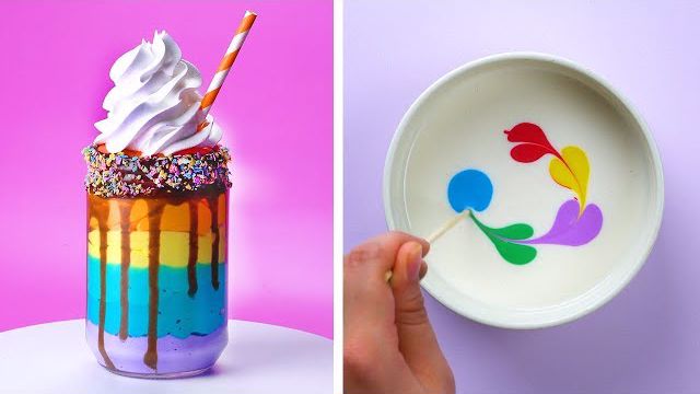 10 ایده تزیین دسر‌های خوشمزه و رنگارنگ