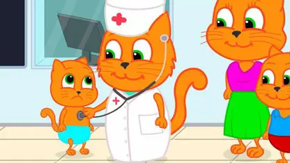 کارتون خانواده گربه این داستان - گوشی پزشکی