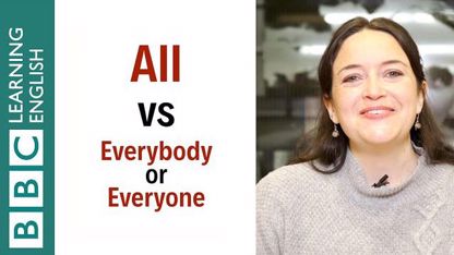 تفاوت کلمات  'all' و 'everybody' یا 'everyone' در زبان انگلیسی