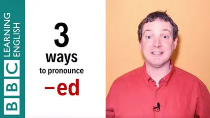 آموزش زبان انگلیسی در 1 دقیقه با موضوع - 3 روش تلفظ 'ed'