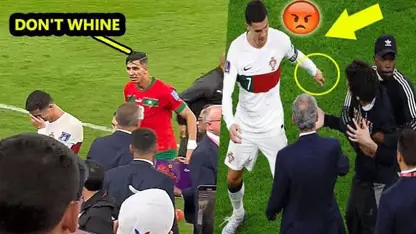 کلیپ ورزشی فوتبال - واکنش رونالدو به آخرین بازی جام جهانی