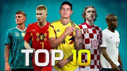10 هافبک برتر دنیای فوتبال چه کسانی هستند؟