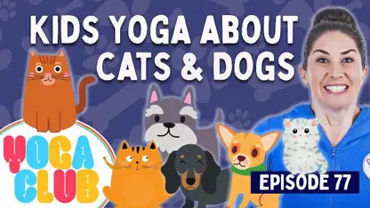 آموزش حرکات یوگا به کودکان - گربه‌ها و سگ‌ها