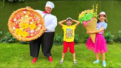 مکس این داستان پختن پیتزا و بستنی