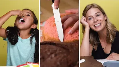 سراشپز بچه ها را با درست کردن کیک از روی نقاشی هایشان غافلگیر می کند!