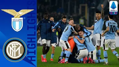 خلاصه بازی لاتزیو 2-1 اینتر میلان در هفته بیست و چهارم سری آ ایتالیا
