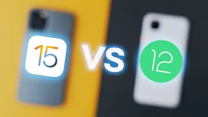 ios 15 beta در مقابل android 12 beta 2 در یک ویدیو