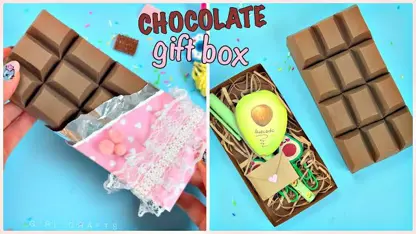 کاردستی دخترانه - جعبه کادویی شکلاتی برای سرگرمی