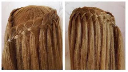 آموزش مدل مو برای مبتدیان - بافت موی آبشاری