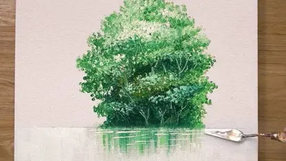 آموزش گام به گام نقاشی آسان برای مبتدیان " درخت ساده"