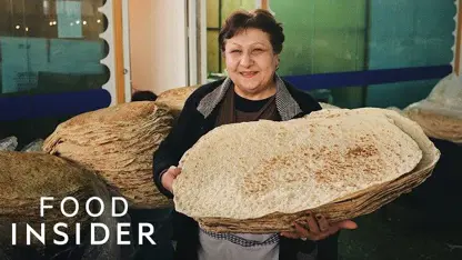 طریقه پخت نان سنتی لواش در ارمنستان