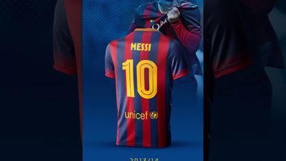 کلیپ باشگاه بارسلونا - تمام پیراهن هایی که لئو مسی در بارسا می پوشید