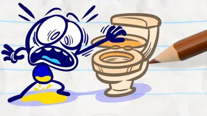کارتون مداد این داستان - توالت رادیو اکتیو!