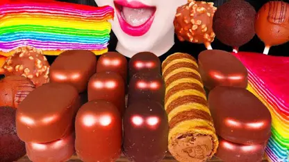 فود اسمر جینی - کیک کرپ رنگین کمانی برای سرگرمی