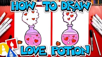 آموزش نقاشی کودکان "معجون عشق" در چند دقیقه
