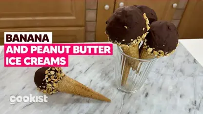 بستنی موز و کره بادام زمینی در یک نگاه