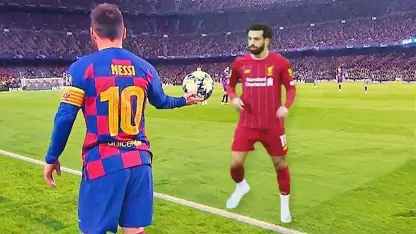 وقتی بازیکنان مشهور فوتبال به یکدیگر احترام می گذارند!