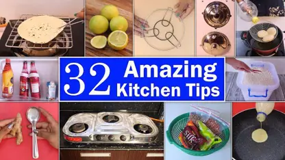 32 نکته و ترفند شگفت انگیز آشپزخانه