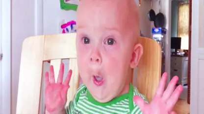 کلیپ خنده دار از احساسات نوزادان برای بستنی در چند دقیقه