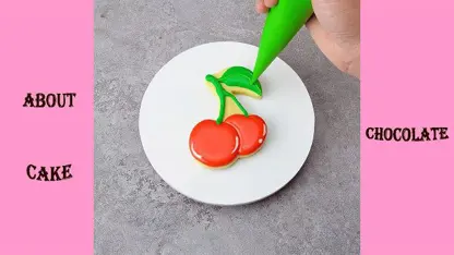 طرز تهیه کوکی های گیلاس و هندوانه در یک ویدیو