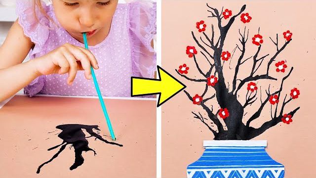 25 روش نقاشی و طراحی‌های زیبا برای کودکان در خانه