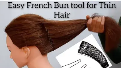 آموزش مدل مو برای مبتدیان - مدل مو فرانسوی زیبا برای موهای کم پشت