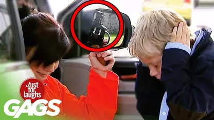 دوربین مخفی - به بچه اسلحه داده شد برای خنده