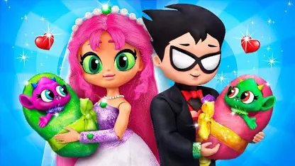 ایده کاردستی برای عروسک - تایتان های نوجوان به عروسی می روند