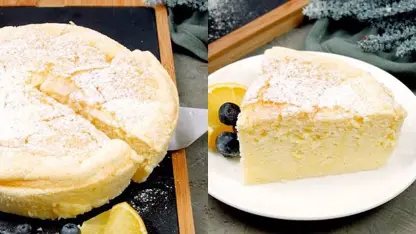 طرز تهیه کیک ماست لیمویی در خانه با روش ساده