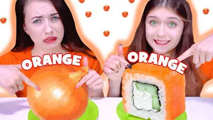 فود اسمر لیلی بو - چالش غذا نارنجی برای سرگرمی