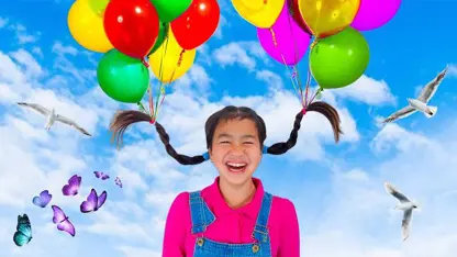 سرگرمی های کودکانه این داستان - بازی با بالن های پروازی