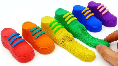 شن بازی کودکان - نحوه تهیه کفش کوچک