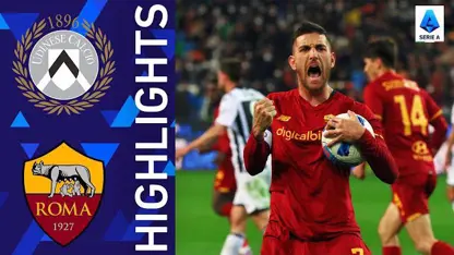خلاصه بازی اودینزه 1-1 رم در لیگ سری آ ایتالیا 2021/22