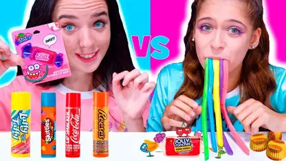 فود اسمر لیلی بو - چالش کیک mukbang برای سرگرمی