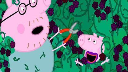 کارتون پپا پیگ با داستان -  عاشق توت سیاه