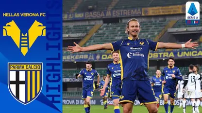 خلاصه بازی هلاس ورونا 2-1 پارما در لیگ سری آ ایتالیا 2020/21