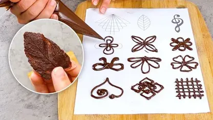 تزئینات شکلاتی در یک ویدیو