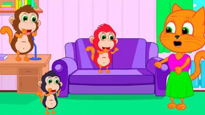 کارتون خانواده گربه این داستان - میمون های شیطان