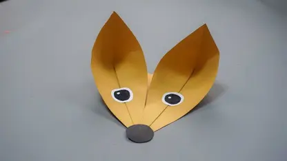 کودکان چگونه یک روباه کاغذی بسازیم