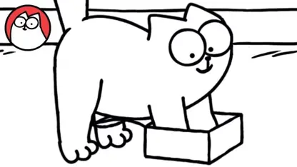 کارتون گربه سایمون این داستان "جعبه کوچک"