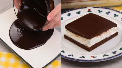 طرز تهیه کیک خامه ای شکلاتی شیک برای مهمانی ها