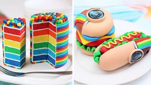 بهترین کیک‌های خوشمزه با دیزاین زیبا در یک ویدیو